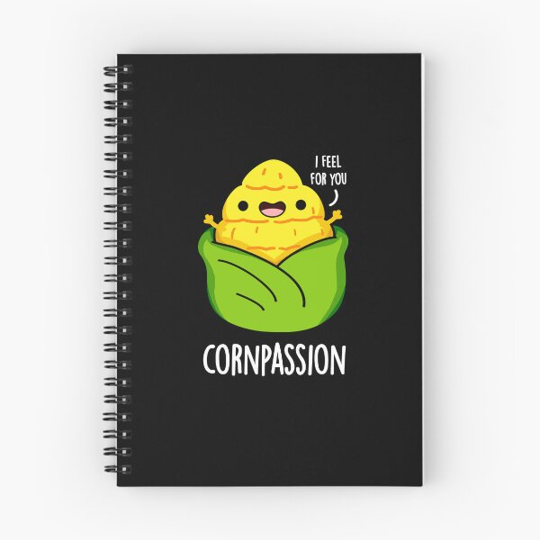 Item preview, Cornpassion Funny Corn Puns (Dark BG) designed and sold by punnybone.