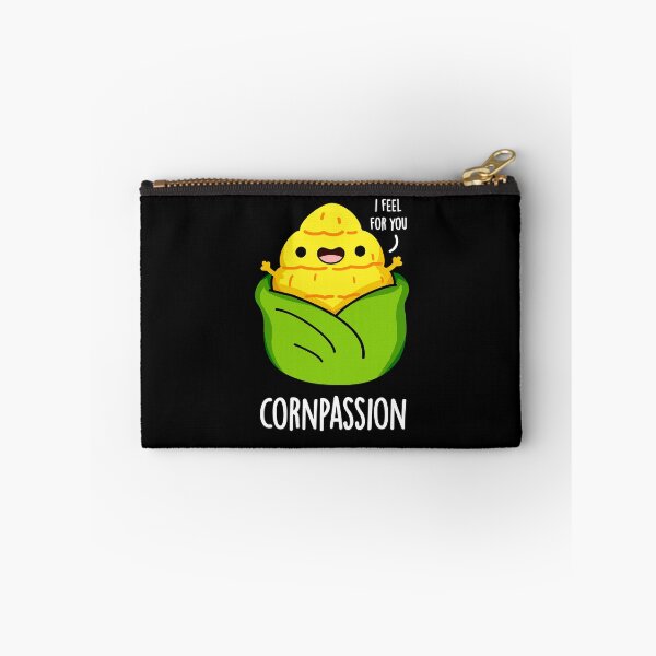 Item preview, Cornpassion Funny Corn Puns (Dark BG) designed and sold by punnybone.