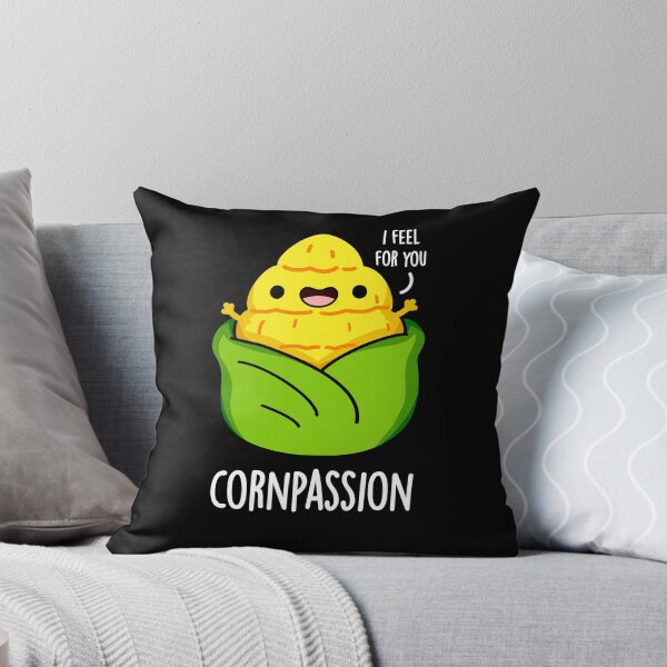 Item preview, Cornpassion Funny Corn Puns (Dark BG) designed and sold by punnybone.