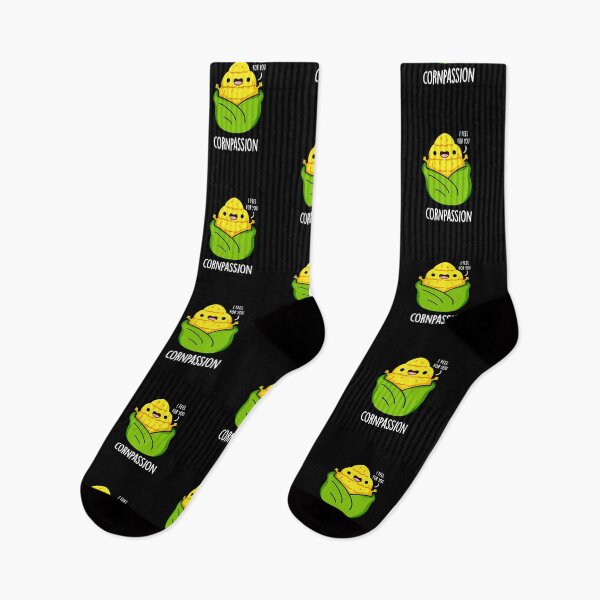 Item preview, Cornpassion Funny Corn Puns (Dark BG) designed and sold by punnybone.