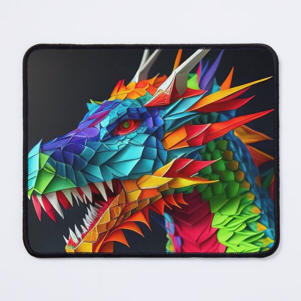 Item preview, Colourful paper dragon design designed and sold by RK - Shop.