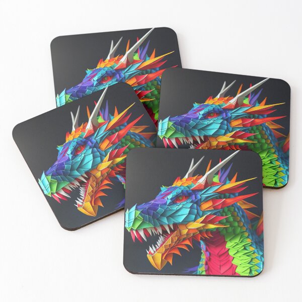 Item preview, Colourful paper dragon design designed and sold by RK - Shop.