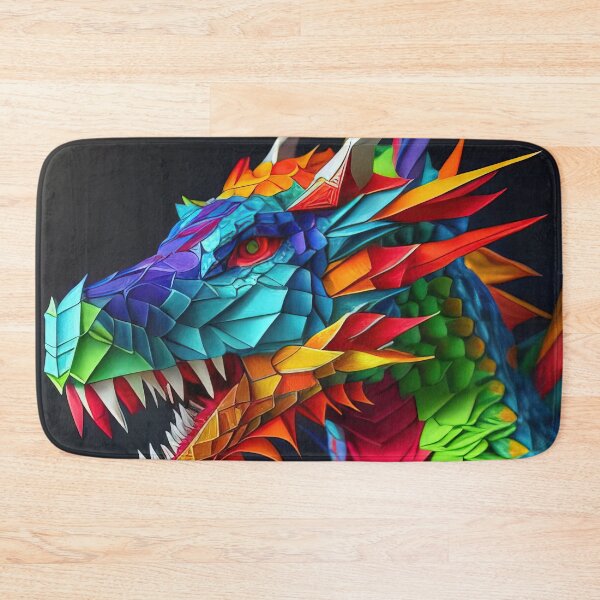 Item preview, Colourful paper dragon design designed and sold by RK - Shop.