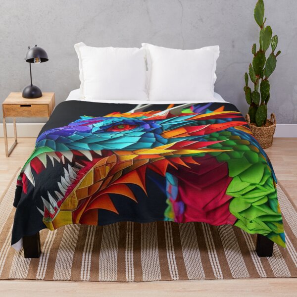 Item preview, Colourful paper dragon design designed and sold by RK - Shop.