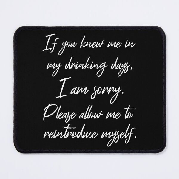 Item preview, Let Me Reintroduce Myself II - AA 12 Step Recovery Sobriety designed and sold by Lemon Pepper.
