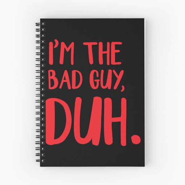 Item preview, I M The Bad Guy Duh Red Sticker designed and sold by Celestiallove.