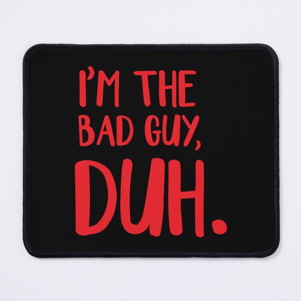 Item preview, I M The Bad Guy Duh Red Sticker designed and sold by Celestiallove.