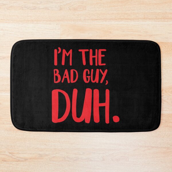 Item preview, I M The Bad Guy Duh Red Sticker designed and sold by Celestiallove.