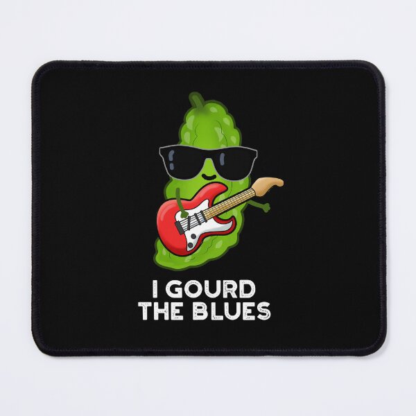 Item preview, I Gourd The Blues Funny Veggie Puns (Dark BG) designed and sold by punnybone.