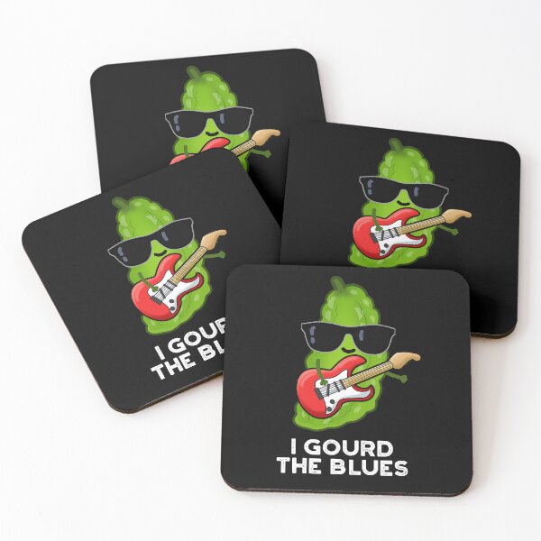 Item preview, I Gourd The Blues Funny Veggie Puns (Dark BG) designed and sold by punnybone.