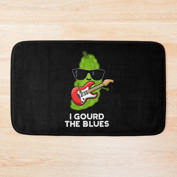 Item preview, I Gourd The Blues Funny Veggie Puns (Dark BG) designed and sold by punnybone.