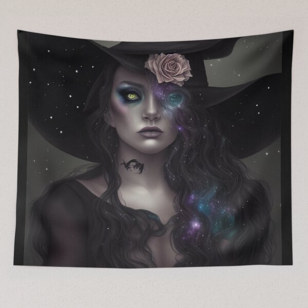 Item preview, Women Wicca Art Witchy Artwork Beautiful Witch Girl 2 designed and sold by Delmonico2022.