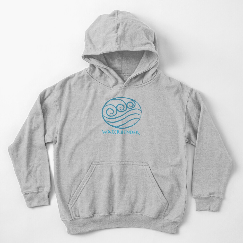 Waterbender Kids Pullover Hoodie