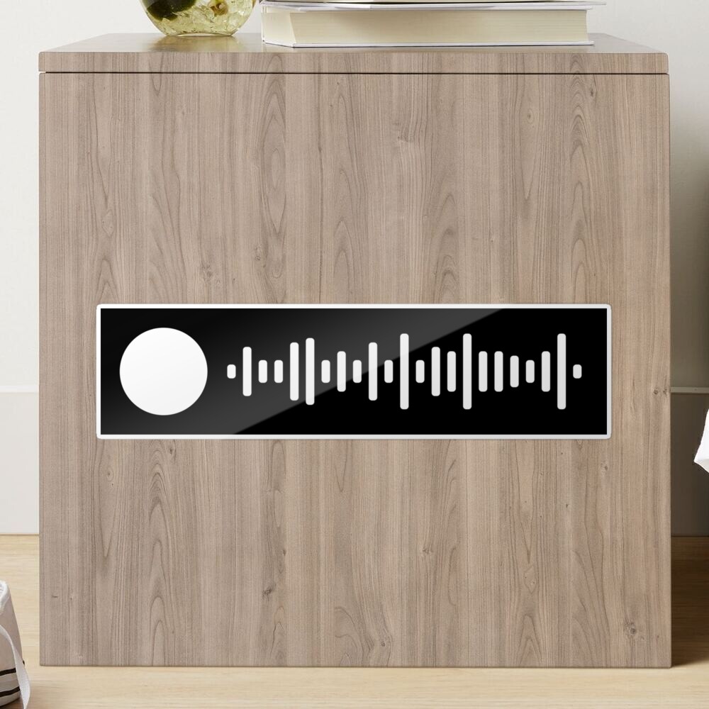 Vinyl Decal Rick Roll Spotify Code Music Code Vinyl 