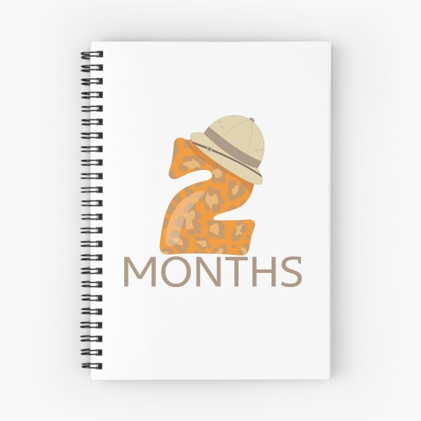 Item preview, 2 month Milestone. Safari/Jungle theme. designed and sold by AlaskaGirl.