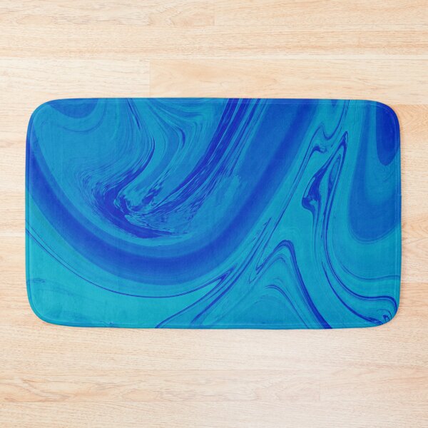 Item preview, Shades Of Blue Liquid Art 4. Liquid Marble. Abstract Design. designed and sold by Jason123za.