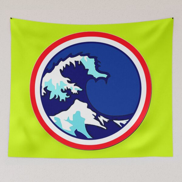Item preview, Red White Blue Wave designed and sold by ChristinasMess.