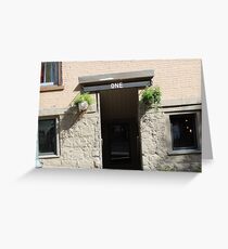 "One" Crooked Door Greeting Card