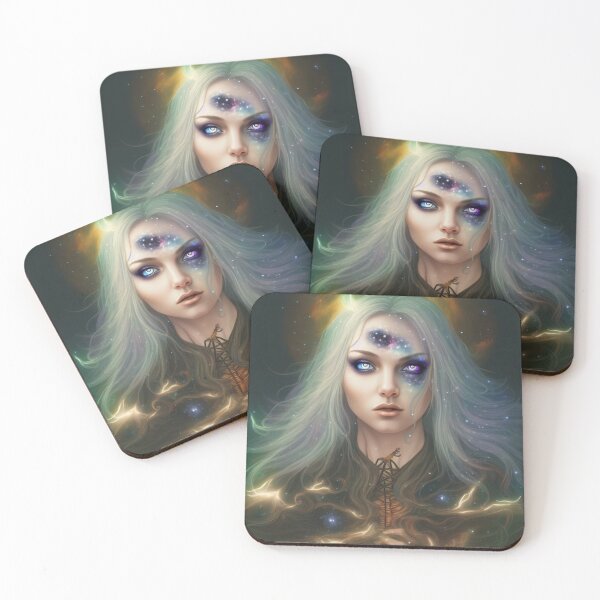 Item preview, Women Wicca Art Witchy Artwork Beautiful Witch Girl 3 designed and sold by Delmonico2022.