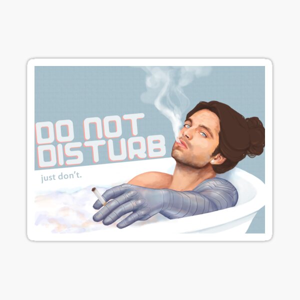 DO NOT DISTURB Sticker