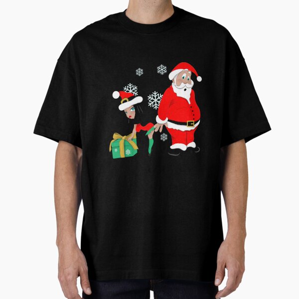 Naughty Santa Oversized T-Shirt