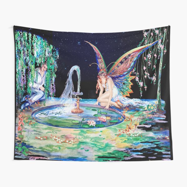 Tsanya Fountain of Love Tapestry