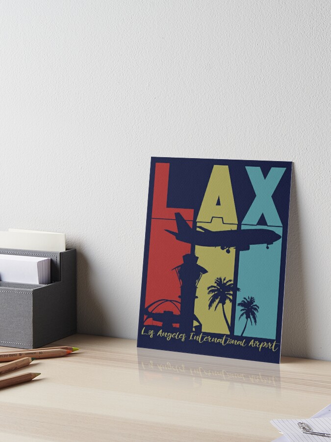LAX Los Angeles Retro | Airport Sale Print for Board by Art Redbubble Int\'l Art\
