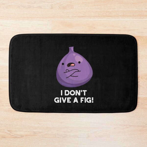 Item preview, I Don't Give A Fig Sassy Fruit Puns (Dark BG) designed and sold by punnybone.