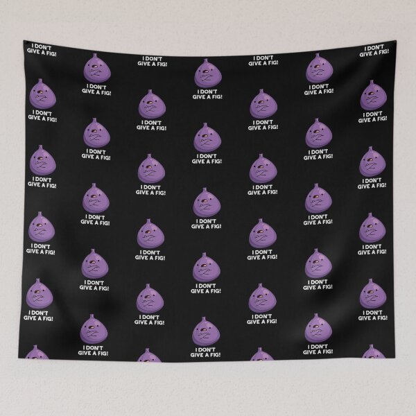 Item preview, I Don't Give A Fig Sassy Fruit Puns (Dark BG) designed and sold by punnybone.