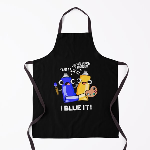 Item preview, I Blue It Funny Paint Puns (Dark BG) designed and sold by punnybone.
