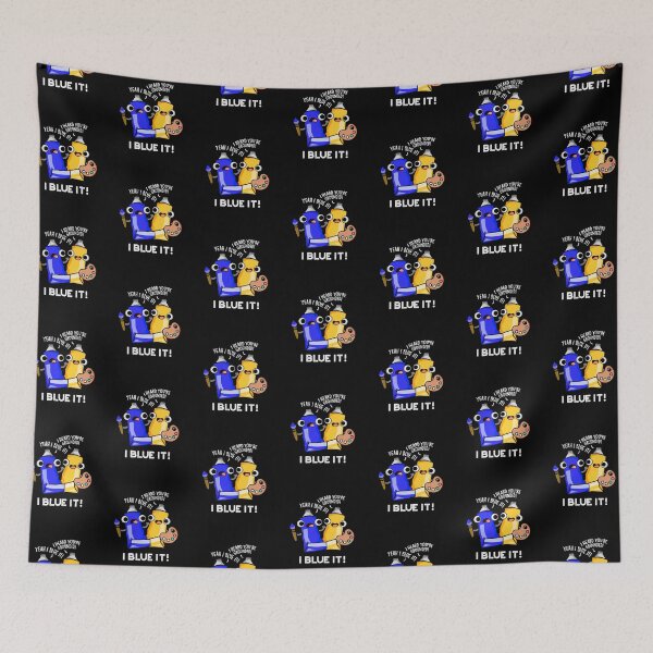 Item preview, I Blue It Funny Paint Puns (Dark BG) designed and sold by punnybone.