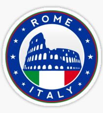 Rome, Italy, sticker, circle Sticker