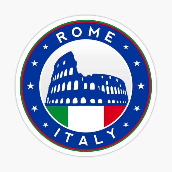 Rome, Italie, autocollant, cercle Sticker