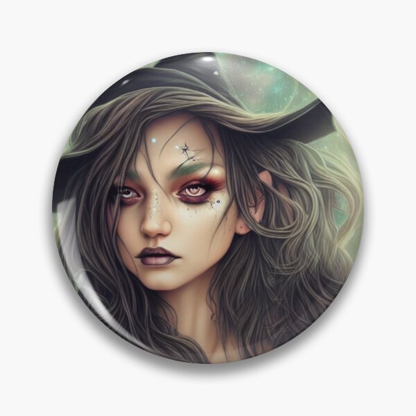 Artikelvorschau, Frauen Wicca Art Witchy Artwork Schönes Hexenmädchen 5 entworfen und verkauft von Delmonico2022.