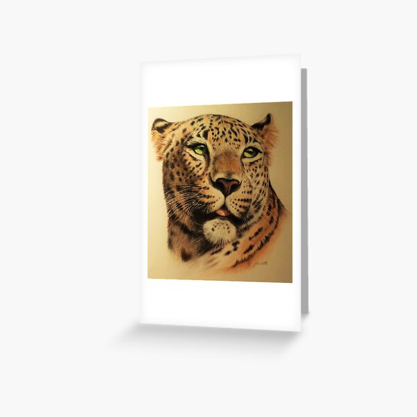 Leopard Greeting Card