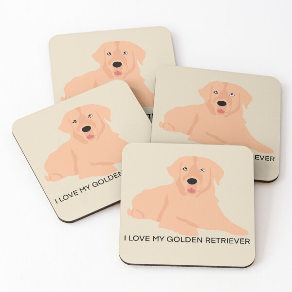 Item preview, I love my Golden Retriever designed and sold by iliana-lu.