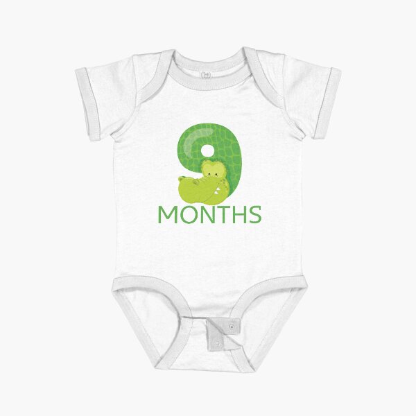 Item preview, 9 Months Baby Safari/Jungle Milestone designed and sold by AlaskaGirl.
