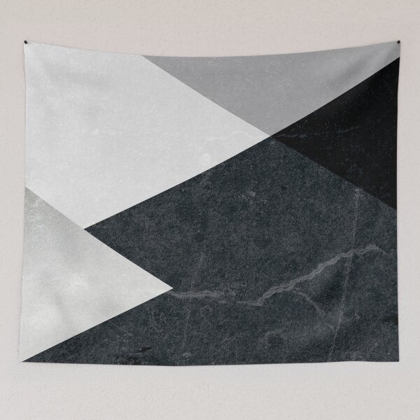 Item preview, Geometrics - marble & silver designed and sold by Gale Switzer.