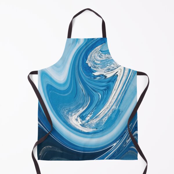 Item preview, Blue And White Liquid Art. Liquid Marble. Abstract Design. designed and sold by Jason123za.