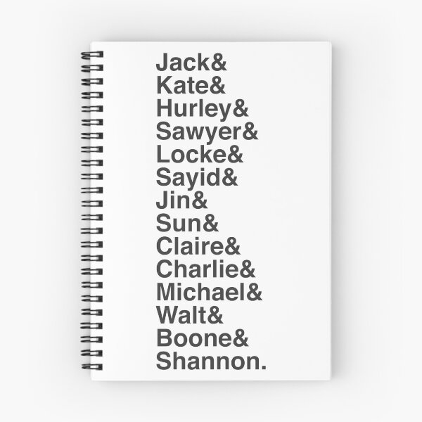 Item preview, Lost Cast Characters Names designed and sold by kristenriello.