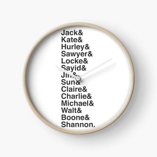 Item preview, Lost Cast Characters Names designed and sold by kristenriello.