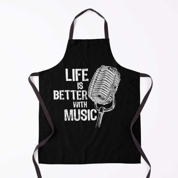 Item preview, Life Is Better With Music With Retro Mic designed and sold by Primroaddesigns.