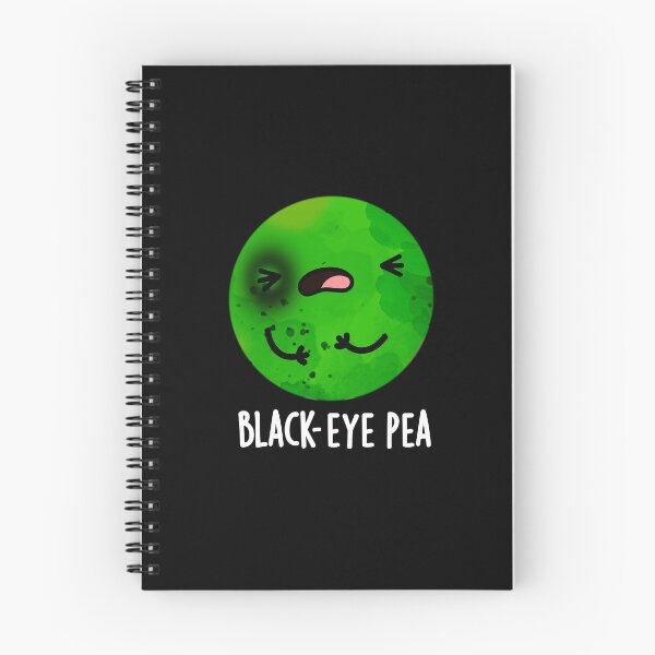 Item preview, Black Eye Pea Funny Veggie Puns (Dark BG) designed and sold by punnybone.
