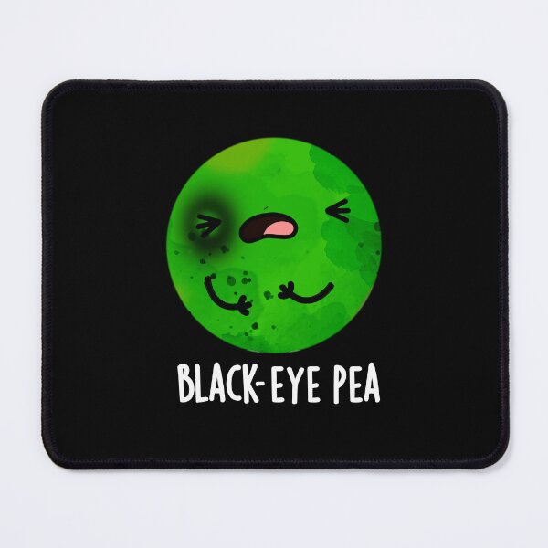 Item preview, Black Eye Pea Funny Veggie Puns (Dark BG) designed and sold by punnybone.