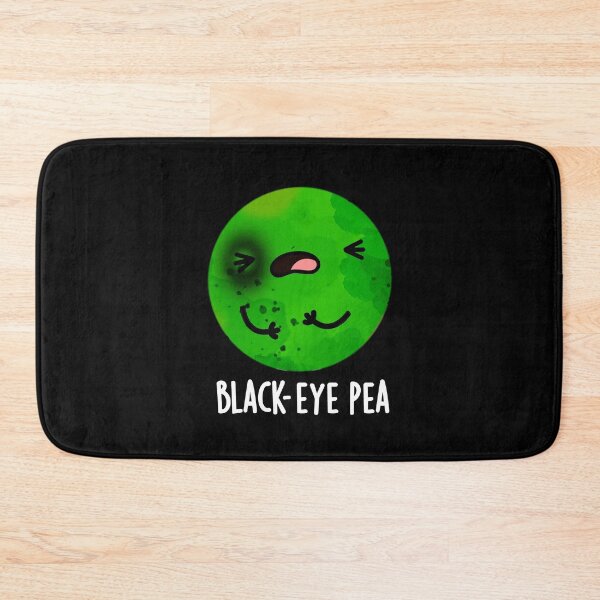 Item preview, Black Eye Pea Funny Veggie Puns (Dark BG) designed and sold by punnybone.