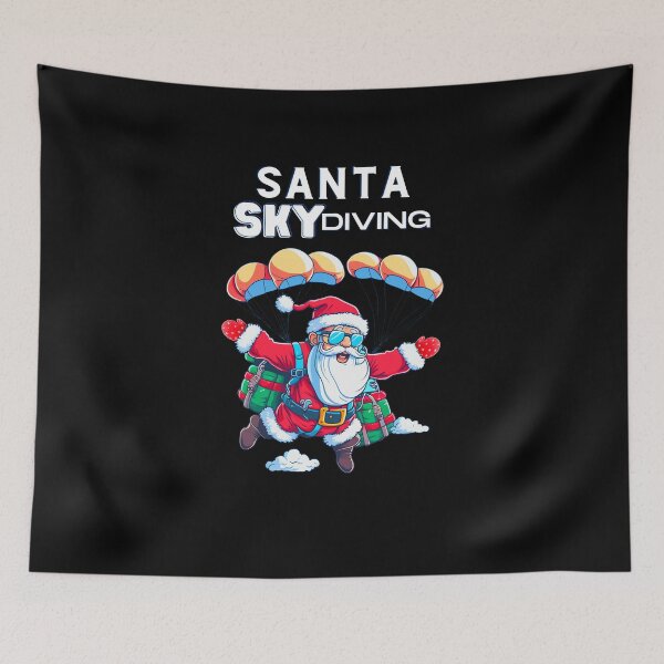 Item preview, Santa Skydiving designed and sold by HarriPaloma.