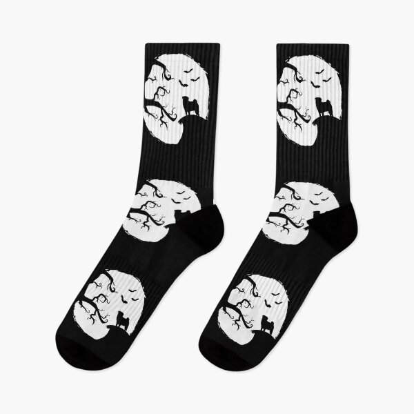 Item preview, Pug dog full moon designed and sold by DerSenat.