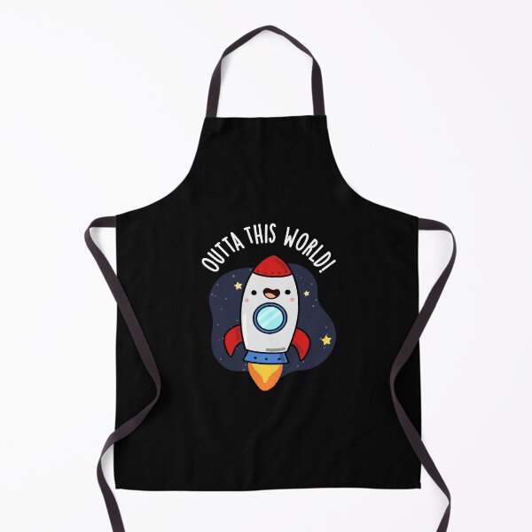 Item preview, Outta This World Funny Rocket Puns (Dark BG) designed and sold by punnybone.