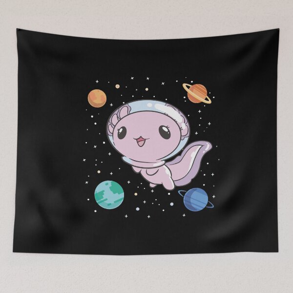 Item preview, Cute axolotl in space designed and sold by DerSenat.