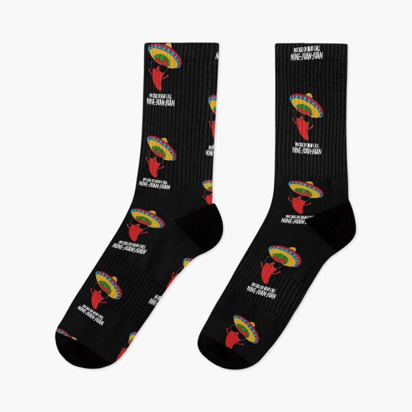 Item preview, In Case Of Heat Call Nine Juan Juan Funny Mexican Chili Puns (Dark BG) designed and sold by punnybone.
